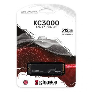Unidad de Estado Solido M.2 512GB Kingston SKC3000S/ 512G PCIE 4.0, NVME, 2280
