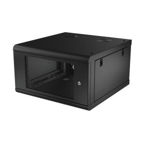 Gabinete de Pared Con Puerta Perforada Linkedpro 635MM de Profundidad/6U Rack de 19”/Acero Reforzado/SR-1906-GN2P