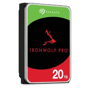 Disco Duro Interno 20TB Seagate IronWolf Pro ST20000NT001 3.5″ SATA3 6GB/S 256MB 7200RPM 24X7 Hot-Plug NAS