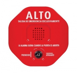 Alarma Multifunción STI 105dB, Rojo, Exit Stopper para una Puerta, STI-6400