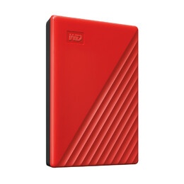 Disco Duro Externo USB 3.0 4TB WD My Passport Rojo 2.5″, WDBPKJ0040BRD-WESN