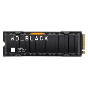 Unidad de Estado Solido M.2 1TB WD Black SN850X Con Disipador, 2280/ NVME/ PCIE 4.0/ WDS100T2XHE