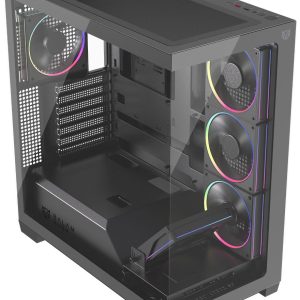 Gabinete Balam Rush Tank Polar 7900/Media Torre/Ventana de Cristal Templado/ARGB/Color Negro/ATX/ITX, BR-941471